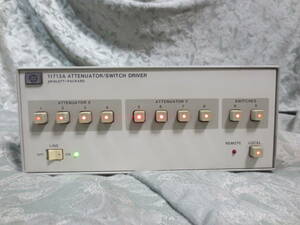 HP 11713A ATTENUATOR/SWITCH DRIVER◆ヒューレット・パッカード アッテネータ/スイッチ・ドライバ◆即決◆