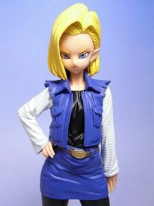 ■ ドラゴンボール ☆【人造人間18号】■ 約 19CM 0.3kg海外限定 漫画風 箱なし A231