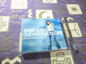 ★ケース新品/初回スリーブケース仕様★SUPER GENERATION 水樹奈々 魔法少女リリカルなのは A｀s 闇夜にささやく～探偵 相楽恭一郎～★