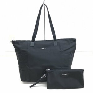 ●美品 TUMI トゥミ 定価26,400円 ジャストインケース トラベル トートバッグ 黒 ブラック ボストンバッグ ショルダーバッグ ユニセックス