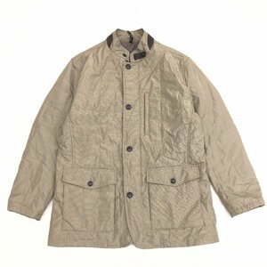 ◆SIMPLE LIFE シンプルライフ 中綿入り ハーフコート LL ベージュ ジャケット ブルゾン エコダウンジャケット 特大 大きい 2L XL メンズ