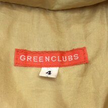 ◆GREEN CLUBS×PEANUTS SNOOPY グリーンクラブ×スヌーピー ダウンジャケット 4 ベージュ チャーリーブラウン キャラクター刺繍 メンズ_画像3