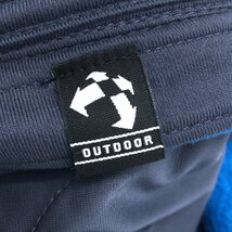 ●adidas outdoor アディダス ロゴ刺繍 フリース ジャケット O 青 ブルー ブルゾン アウトドア キャンプ 登山 特大 大きい 2L LL XL メンズ_画像6