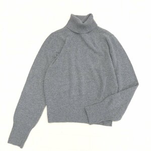 MaxMara マックスマーラ カシミヤブレンド タートルネック ウール ニット セーター L グレー 長袖 国内正規品 レディース 女性用