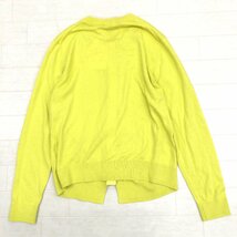 新品 TORRAZZO DONNA トラッゾドンナ 定価13,800円+税 ビジュー装飾 コットンニット カーディガン M ピスタチオグリーン 羽織り 未使用_画像2