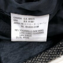 ● ESCADA エスカーダ ウール ダブルジャケット 36(S相当) ダークグレー系 羽織り 国内正規品 レディース 女性用 婦人_画像7
