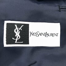 ●YSL イヴサンローラン ダブル スーツ 上下セットアップ A7(2XL相当) 紺 ネイビー 特大 大きいサイズ 3L 国内正規品 メンズ 紳士_画像7