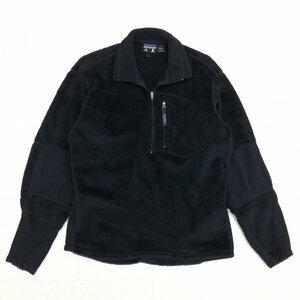 ●90's USA製 Patagonia パタゴニア レギュレーター R2 レビテータープルオーバー S 黒 フリース ジャケット アウトドア 古着 ヴィンテージ