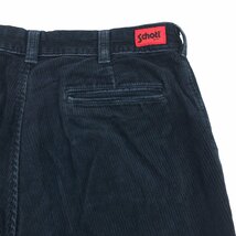 ●90's～ Schott ショット コーデュロイ パンツ 32 w84 濃紺 ネイビー 日本製 アメカジ 古着 ヴィンテージ 国内正規品 メンズ 紳士_画像5