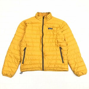 ●00's Patagonia パタゴニア #84673 ダウンセーター S カラシ マスタード ジャケット ブルゾン アウトドア キャンプ 古着 Y2K メンズ