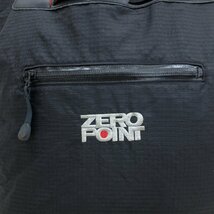 ●ZERO POINT ゼロポイント モンベル リップストップ 2Way ナイロン トートバッグ 黒 ブラック リュック バックパック ギアコンテナ メンズ_画像7