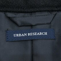 ◆URBAN RESEARCH アーバンリサーチ 定価33,600円 ウール Pコート M 黒 ブラック ピーコート ショートコート 日本製 国内正規品 メンズ_画像3