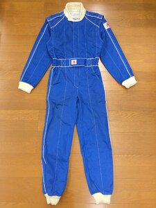 ★COMPETITION LICENSE コンペティションライセンス ゴーカート ドライビングレーシングスーツ M 青 NOMEX ツナギ つなぎ オールインワン