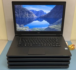 中古ノートパソコン ４台セット ★Windows10★NEC Core i3-6100U/@2.30GHz/4GB/HDD 320GB/15インチ以上★c