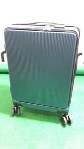 前開き スーツケース　Mサイズ　ダークブルー　キャリーバック　キャリーケース　SC178-24-NEW-DBL　MC