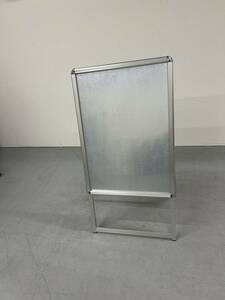 A type signboard poster panel stand store signboard A1 one side silver H1200mm clip type stand signboard four side opening and closing A type stand signboard jc-a1-s AB21