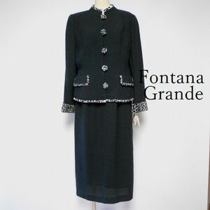857636 Fontana Grande フォンタナグランデ グレー系 スカートスーツ セットアップ 11