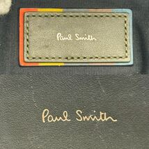 1円〜【近年モデル/極美品】PaulSmith ポールスミス メンズ 2way トートバッグ 斜め掛け A4 ショルダー ビジネス レザー 本革 カーキ 深緑_画像9