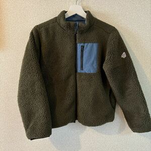 B:MING by beams キッズ フリースジャケット リバーシブル アウター KIDS ボアジャケット ビームス カーキ 防寒 150