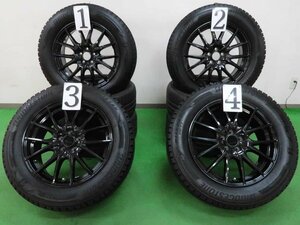 4本 社外 17インチ 7J +50 PCD 100 スタッドレス ブリヂストン ブリザック DM-V3 2020年 225/60R17 XV GT フォレスター SJ アウトバック BR