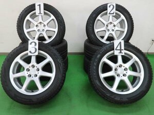 4本 スバル 純正 SAA 16インチ 6.5J +55 5H PCD 100 スタッドレス ブリヂストン ブリザック VRX2 205/55R16 レガシィ インプレッサスポーツ