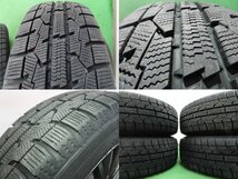 4本 社外 15インチ 5.5J +42 4H PCD 100 スタッドレス TOYO OBSERVE GARIT GIZ 2020年 175/65R15 アクア ヴィッツ スイフト XBEE イグニス_画像10