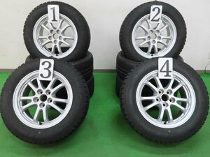 4本 トヨタ プリウス 50系 純正 15インチ 6.5J +40 5H PCD100 スタッドレス グッドイヤー アイスナビ6 195/65R15 30系 ツーリング カローラ