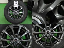 4本 AIRNOVA 16インチ スタッドレス ダンロップ ウインターマックス 03 2020年 215/65R16 カローラクロス アルファード ヴェルファイア_画像4