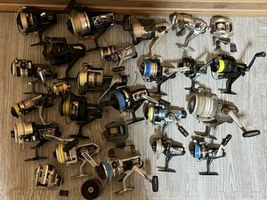 【1円スタート】リール まとめ 約25点 DAIWA OLYMPIC SHIMANO RYOBI 釣具 釣り 現状品 ジャンク 動作未確認