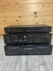 PIONEER パイオニア F-Y77 A-Y77 CT-Y77W カセットデッキ FM/AMチューナー アンプ 通電のみ確認済み 現状品 音響機器 