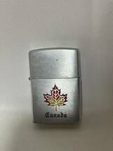 Zippo ライター カナダ メイプルリーフ 喫煙具 ジッポ Canada 現状品_画像1