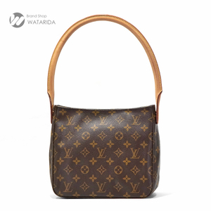 ルイヴィトン Louis Vuitton バッグ ルーピング MM M51146 モノグラム キャンバス ヌメ革 送料無料