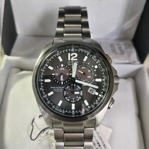 極美品 CITIZEN PROMASTER/プロマスター LAND エコ・ドライブ 電波時計 クロノグラフ（PMP56-2912）