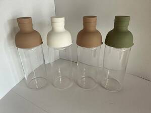  beautiful goods * unused goods [HARIO] filter in bottle 300ml 4 piece set secondhand goods 