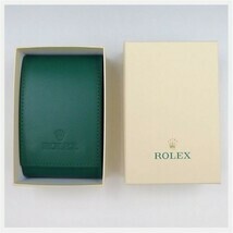 【送料350円～】ロレックス 腕時計トラベルケース　収納 レザー 未使用　ROLEX 非売品箱付き　皮