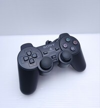 ソニー PS2 コントローラー デュアルショック2 ブラック 中古 美品 / 動作品 SONY PlayStation2 Controller DUALSHOCK2 プレステ2(1)_画像1