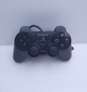 レトロゲーム 希少美品/動作品 ソニー PS1コントローラー デュアルショック 黒 中古SONY PlayStation1 Controller DUALSHOCK プレステ1(10)