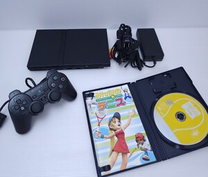 美品 動作品 ソニー SONY PS2 PlayStation2 SCPH-70000b Charcoal Black ソニー プレイステーション２,ゲームソフト(3)