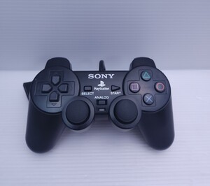 希少美品/動作品 ソニー PS コントローラー デュアルショック 2 クリアー黒 中古 SONY PlayStation2 Controller DUALSHOCK2 プレステ2(11)