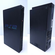 美品 / 動作品 PS2 プレイステーション2 SCPH-50000ミッドナイトブラック 本体 コントローラー クリア プレステ PlayStation 希少品(-165)_画像6