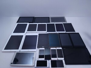 タブレットipad/iphone/ipod ミックス 23台 まとめ売り 大量セット ios/アンドロイド/Windows/ 動作未確認