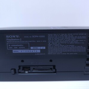 美品/動作品 SONY ソニー PlayStation2 PS2本体 SCPH-10000 ブラック プレステ2 ゲーム機 2台コントローラー,AV,電力ケーブル セット(207)の画像8