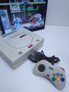 動作品 SEGA SATURNセガサターン セガ/SEGA HST-3220箱コントローラ/希少品/レトロゲーム(129)