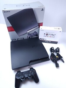 美品/動作品 SONY ソニー PlayStation3 PS3本体 CECH-3000A 320GB ブラック プレステ3 ゲーム機 FW4.81 (88)