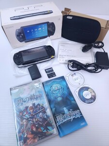 美品 動作品 PSP1000ブラックPSP SONY ソニー プレイステーション・ポータブル 2台 ゲームソフト/ 希少品(173)