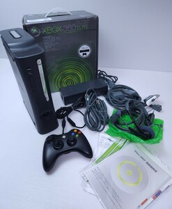  beautiful goods / operation goods Microsoft XBOX360 ELITE HDD 120GB Black Microsoft Xbox360 black used (95)