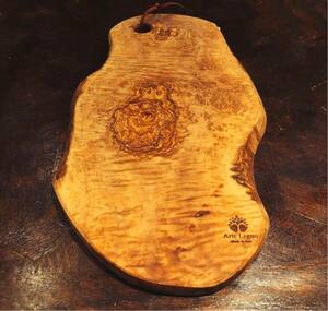 【Arte Legno】ナチュラルカッティングボード　ハンドメイド　Italy カッティングボード アルテレニョ まな板 オリーブ天然木 一枚板