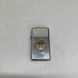 (17) ZIPPO ジッポ 1960 スリム 旧ロゴ ヴィンテージ 現状品 着火未確認 