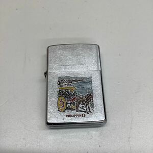 (23) ZIPPO ジッポ 1974 PHILIPPINES 旧ロゴ ヴィンテージ 現状品 着火未確認 