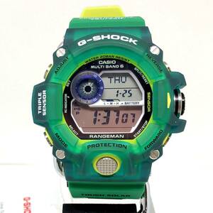 未使用品 G-SHOCK ジーショック CASIO カシオ 腕時計 GW-9401KJ-3JR レンジマン アースウォッチ ゴーストグラスフロッグ 【ITEGVOTLU9M6】